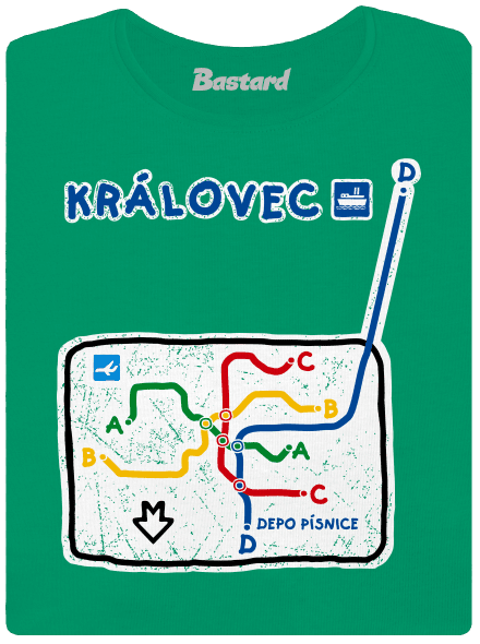 Metro Královec dámské tričko Kelly Green Mal