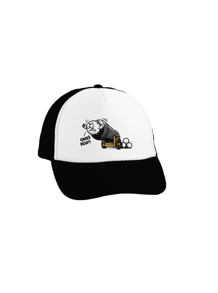 Chceš dělo? kšiltovka truckerka Black cap