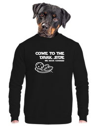 unisex mikina bez kapuce