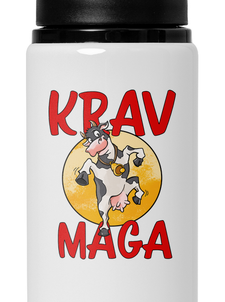Krav Maga lahev na vodu White