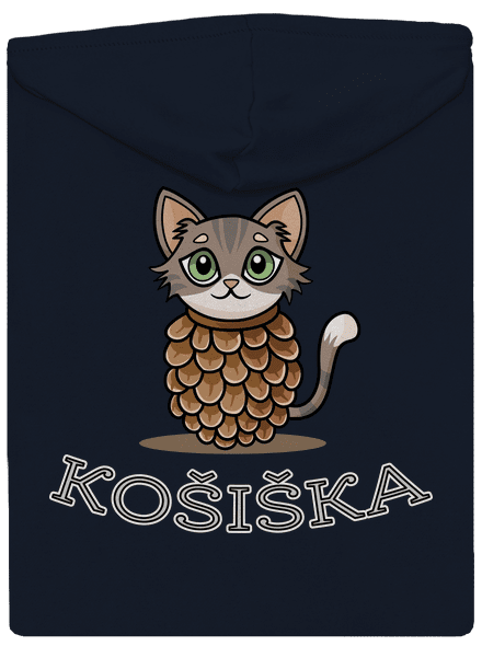 Košiška dámská mikina na zip Navy Mal