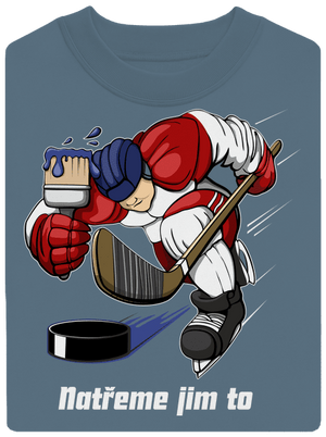 Natřeme jim to - Hokej unisex mikina bez kapuce Nordic Blue