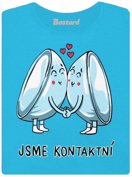 Kontaktní čočky dámské tričko Blue Atol