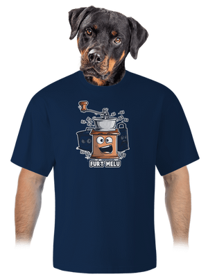 Mlýnek unisex tričko oversized Midnight Blue