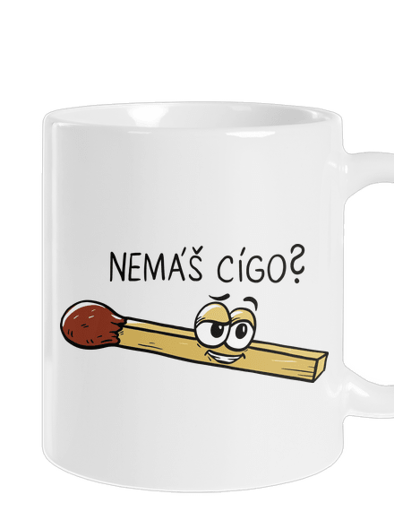 Cígo a oheň klasický hrnek White