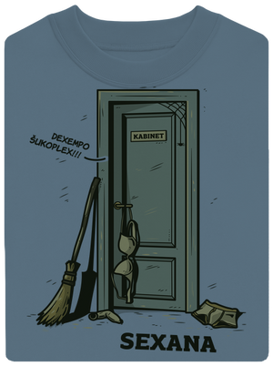 Sexana unisex mikina bez kapuce Nordic Blue