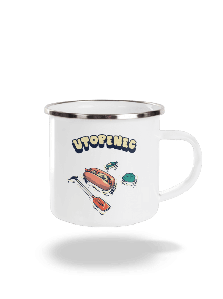 Utopenec plecháček White