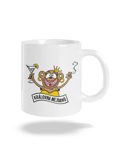 Královna mejdanů klasický hrnek White