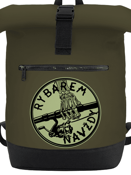 Rybářem navždy  batoh Military Green