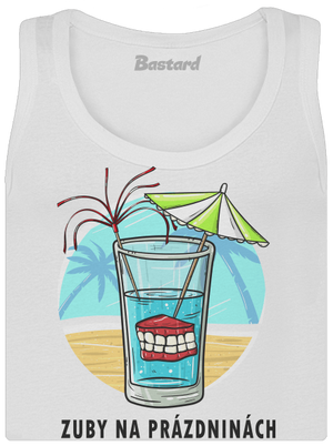 Zuby na prázdninách dámské tílko klasické White