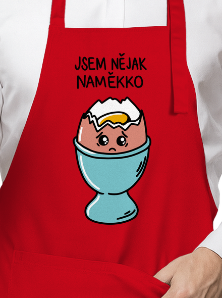 Naměkko zástěra Red