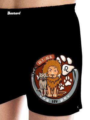 Psí horoskop: Lev pánské trenky Black