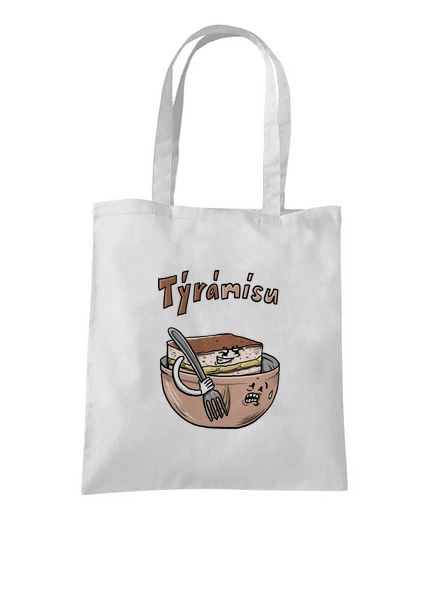 Týrámísu taška White