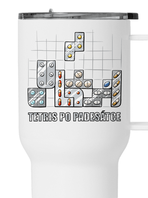 Tetris po padesátce  termohrnek White