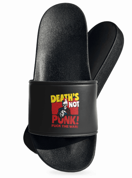 Death's not punk pantofle Black