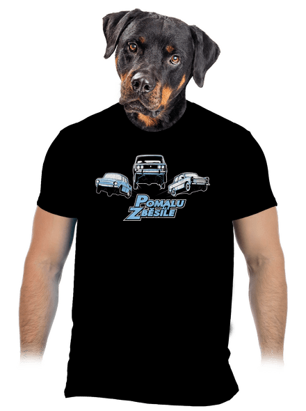 Pomalu ale zběsile pánské tričko Black