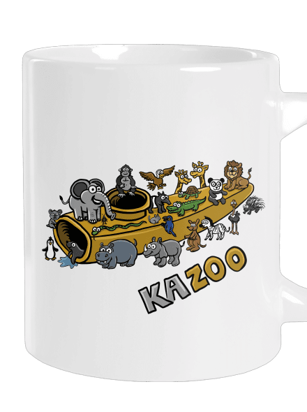 KaZoo velký hrnek White