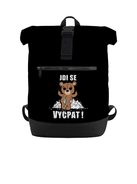Jdi se vycpat batoh Black