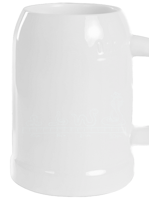 Kobra půllitr White