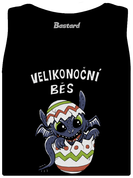 Velikonoční běs dámské tílko klasické Black