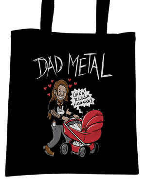 Dad metal taška Black
