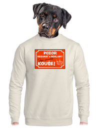 unisex mikina bez kapuce