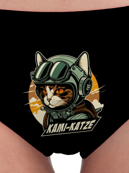 Kami-Katze dámské kalhotky Black