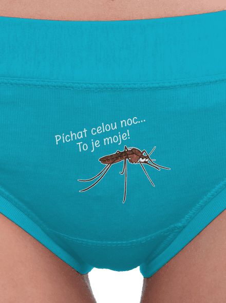 Komár s výdrží dámské kalhotky Turquoise