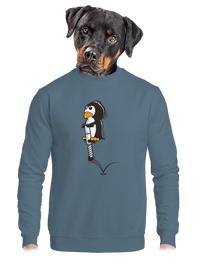 unisex mikina bez kapuce