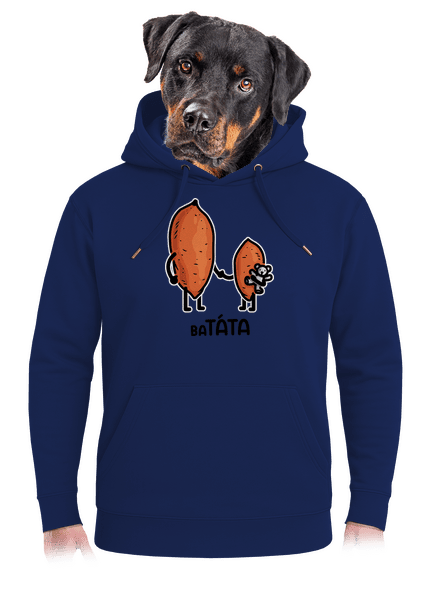 Batáta unisex mikina premium Navy