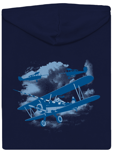 Rytíři nebes pánská mikina na zip Navy