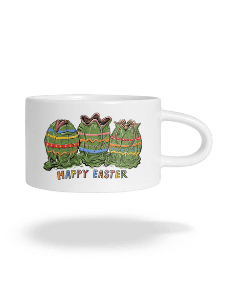 Happy Easter hrnek makronka White