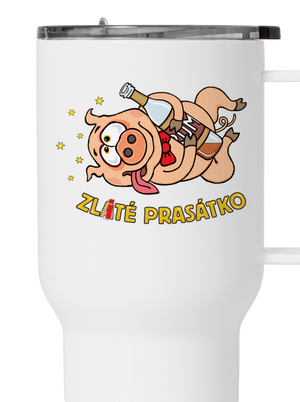 Zlité prasátko termohrnek White