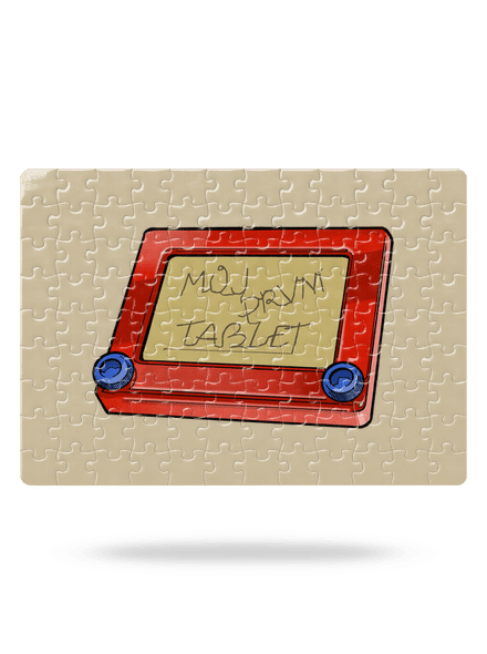 Můj první tablet puzzle White