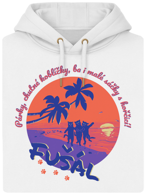 Fušál unisex mikina premium Snowwhite