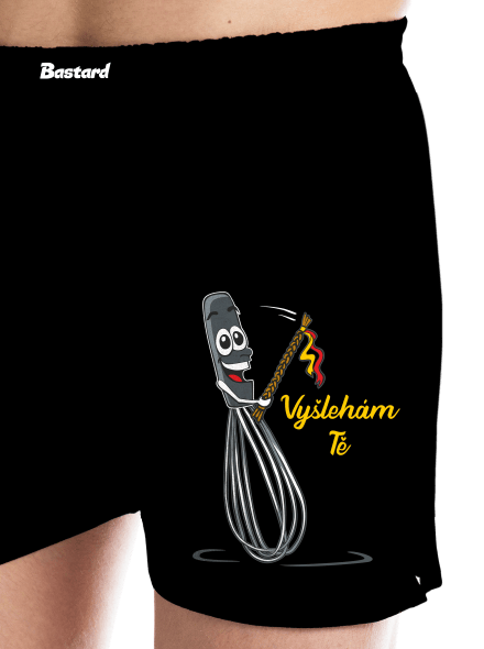 Vyšlehám Tě! pánské trenky Black
