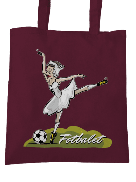 Fotbalet taška Burgundy
