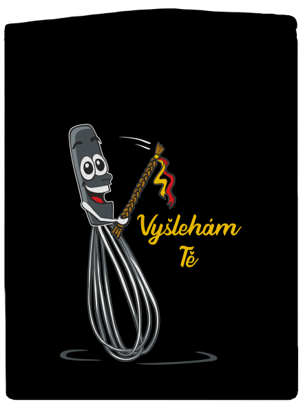 Vyšlehám Tě! dámská mikina na zip Black