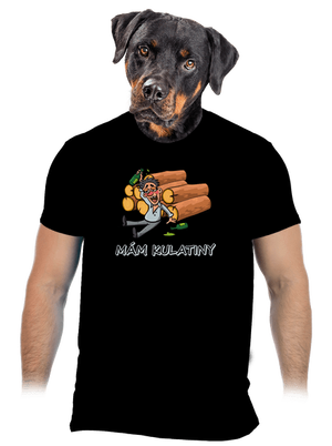 Mám kulatiny pánské tričko Black