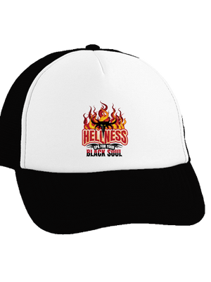 Hellness kšiltovka truckerka Black cap