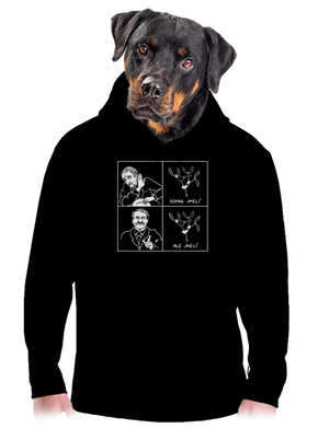 Cimrman: Copak jmelí pánská mikina klokanka Black