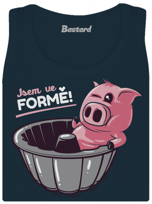 Ve formě dámské tílko klasické Navy