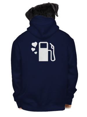 Plnou prosím pánská mikina na zip Navy