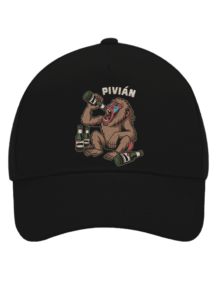 Pivián kšiltovka baseballka Black
