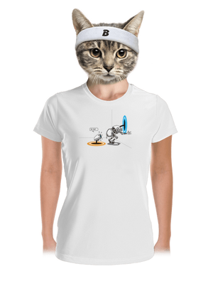 Portal dámské sportovní tričko White