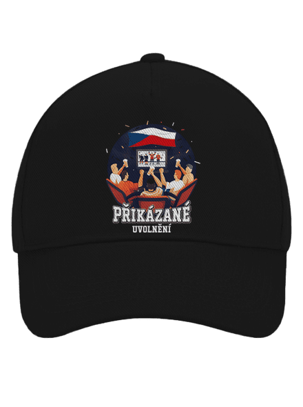 Přikázané uvolnění kšiltovka baseballka Black