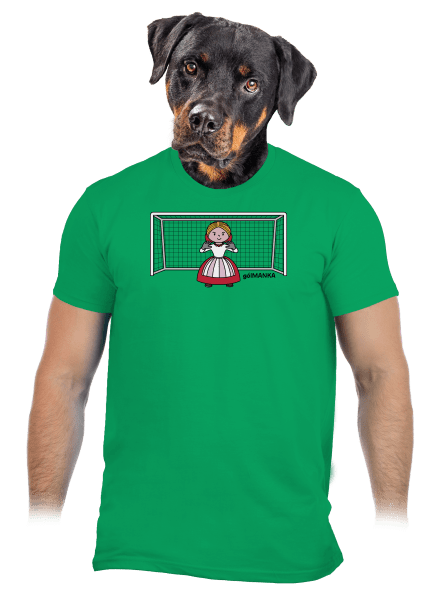 Gólmanka pánské tričko Kelly Green