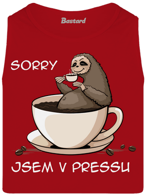 V pressu pánské tílko Red