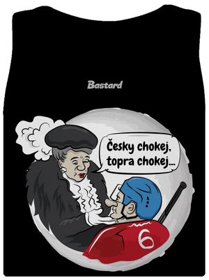 Český hokej dámské tílko klasické Black