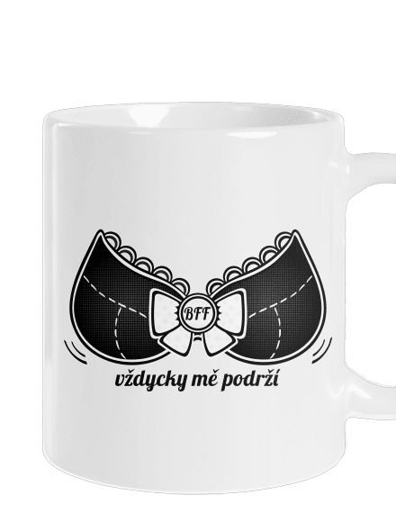 Podprsenka klasický hrnek White